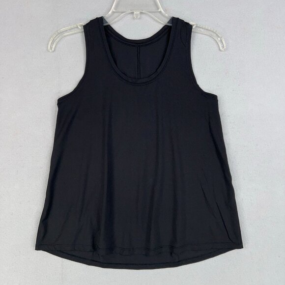 Lululemon Shirt Womens 4* Black Essential Tank Train Minimal Athleisure Workout - Picture 2 of 12